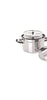 TABAKH IC-205 5-Rack Stainless Steel Idli Cooker with Strong Handles,Silver,Medium