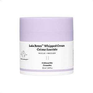 Drunk Elephant Lala Retro Whipped Cream. Replenishing Moisturizer for Skin Protection and Rejuvenation. 50 Milliliters.