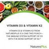 Nature's Plus - Vitamin D3 1000 IU/Vitamin K2 100 mcg, 90 vegetarian capsules