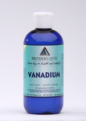 Mother Earth Minerals - Vanadium 8 Ounce 96 Servings