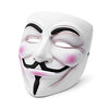 NEVLANTII V for Vendetta Guy Fawkes Mask Quality Anonymous Mask Halloween Costume Hackers Mask Cosplay Party Mask One Size