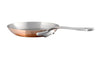 Mauviel M'Heritage 150 S 1.5mm Polished Copper & Stainless Steel Frying Pan With Cast Stainless Steel Handle, 10.2-in, Made In France