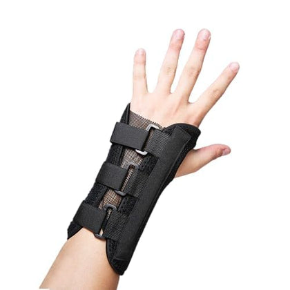 Wrist Support Carpal Tunnel with 3 Straps and Metal Splint Stabilizer, Breathable Support Brace Splint, Carpals Support Brace for unisex, Arthritis Pain and Tendinitis Relief