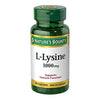 Nature's Bounty L-Lysine, 1000mg, 120 Tablets (2 x 60 Count Bottles)