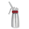 iSi Gourmet Cream/Food Whipper for All Hot and Cold Applications, 1/2 Pint, Stainless Steel/Red