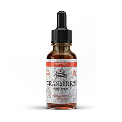 FLORIDA HERBS Cranberry Tincture, Organic Cranberry Extract, Cranberry Drops (Vaccinium Macrocarpon)