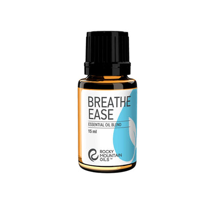 Rocky Mountain Oils Breathe Ease Essential Oil Blend - y Essential Oils for Diffuser, Topical, and Home - Calming and Relief Blend - 15ml