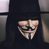 NEVLANTII V for Vendetta Guy Fawkes Mask Quality Anonymous Mask Halloween Costume Hackers Mask Cosplay Party Mask One Size