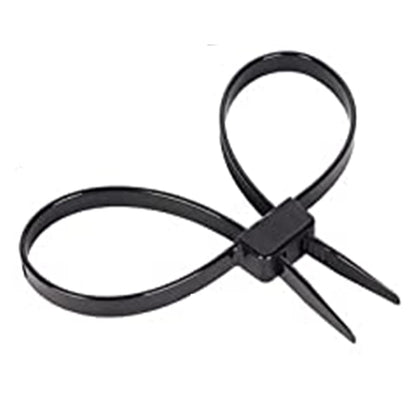 Zip Tie Flex Cuffs, 10 PCS Police Handcuffs Law Enforcement,hand cuff,Proable Sturdy Garden organization zip tie handcuffs,Cuffs with UV & Heat Resistant Black Cable Ties