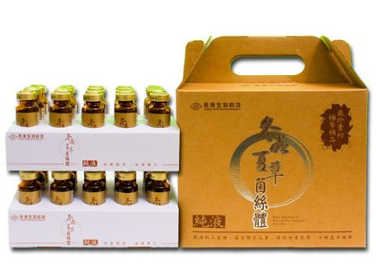 Pure Extract of Hirsutella Sinensis Mycelia (Cordyceps Sinensis) - Patented, Studied, Certified. Power Shot of Rare polysaccharides, Trace Elements, Minerals and nutrients. 30 Bottles per Box.