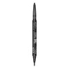 NYX PROFESSIONAL MAKEUP Two-Timer Dual Ended Eyeliner, Eyeliner Pencil, Jet Black (TT01)