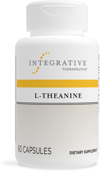 Integrative Therapeutics L-Theanine - L-Theanine to Support a Relaxed State* - Healthy Stress Response* - Vegan & Gluten-Free Amino Acid Supplement - 200 mg, 60 Capsules