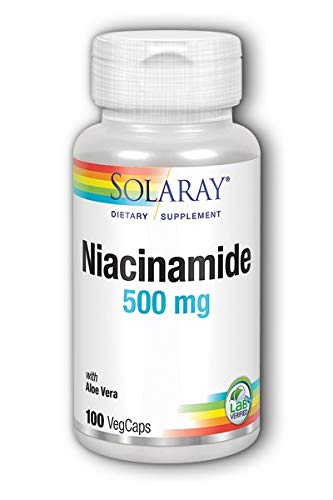 AEE Niacinamide 500mg Solaray 100 VegCaps