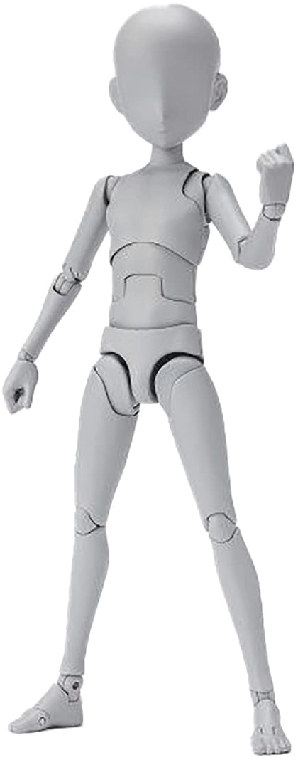 TAMASHII NATIONS - Body Kun Ken Sugimori Edition DX Set (Gray Color Version), Bandai Spirits S.H.Figuarts Action Figure