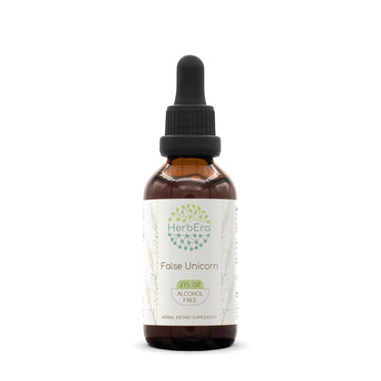 False Unicorn B60 Alcohol-Free Herbal Extract Tincture, Concentrated Liquid Drops Natural False Unicorn (Chamaelirium Luteum) Dried Root (2 fl oz)