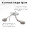 LMB Spring Finger Extension Splint, Assists in Extending PIP Joint with A Slight Extension Effect on the MP Joint, Size D