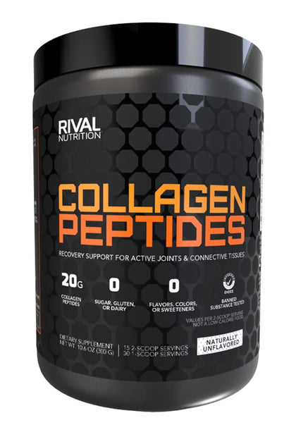 Rivalus Collagen Peptides, Unflavored, 0.66 Pound