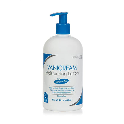 Vanicream Moisturizing Lotion with Pump Dispenser - 16 fl oz (1 lb) - Formulated Without Common Irritants for Those with Sensitive Skin