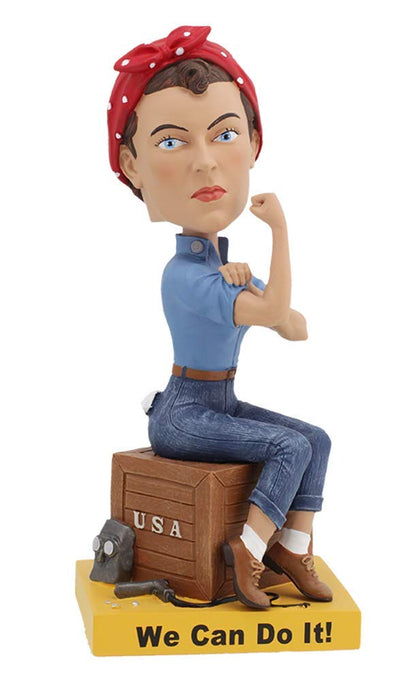 Royal Bobbles Rosie The Riveter Collectible Bobblehead Statue