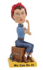 Royal Bobbles Rosie The Riveter Collectible Bobblehead Statue