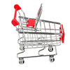 vktech mini shopping cart supermarket handcart shopping utility cart mode storage toy (red)