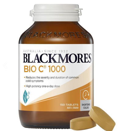 Blackmores Vitamins Bio C 1000mg 150tab.(Wealthytrade)