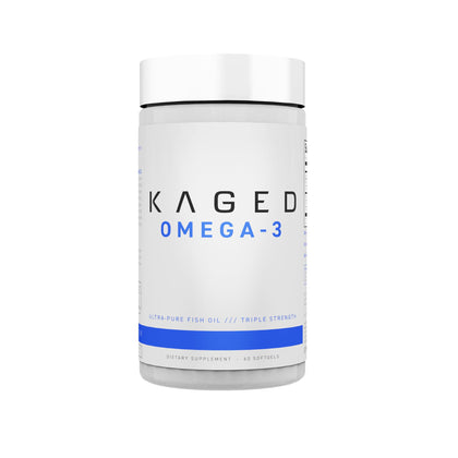 Kaged Omega 3 Fish Oil Supplement | 3000mg Omega 3 Fatty Acid with EPA & DHA | Ultra-Pure | No Fish Burps | 60 Pills