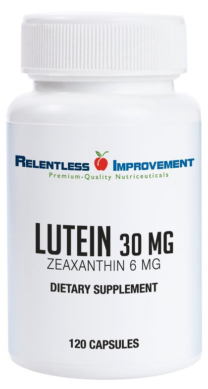 Relentless Improvement Lutein Zeaxanthin 120 vegi-Capsules Natural Source No Fillers 100% Pure Active Material