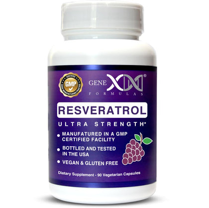 GENEX Resveratrol Supplement Japanese Knotweed 1500mg, Organic Trans-Resveratrol Capsules with BioPerine for Absorption, Gluten-Free, Vegan Supplement for Healthy Aging 90 Capsules