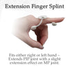 LMB Spring Finger Extension Splint, Assists in Extending PIP Joint with A Slight Extension Effect on the MP Joint, Size D