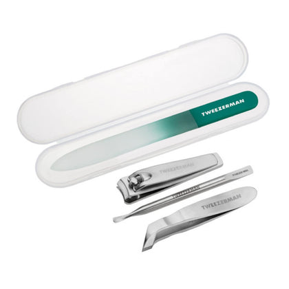 Tweezerman Emerald Shimmer Nail Care Set