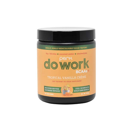 Perk Do Work BCAA+ Original Tropical Vanilla Creme (20 Servings)