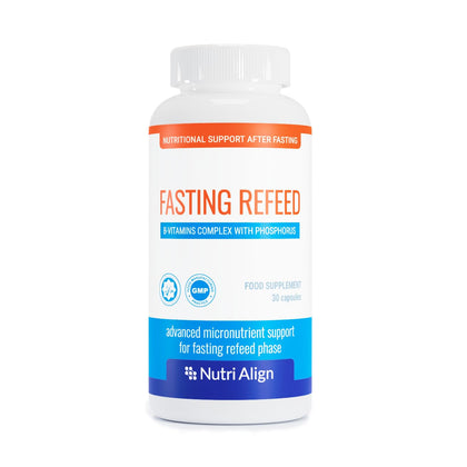 Nutri-Align Fasting Refeed Multivitamin | 30 Fasting Multi Vitamin Capsules | Multivitamin for Men & Women | Vitamin B Complex, Phosphorus & Vitamin D & C Fasting Multivitamins | Gluten Free