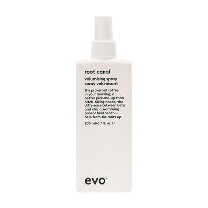 EVO Root Canal Volumizing Spray - Texture Boost Supports Roots Natural Thickening Lightweight Hair Styling Spray - 200ml / 6.8fl.oz