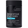 Sports Research Digestive Enzymes with Probiotics & Ginger - Plant Based for Dairy, Protein, Sugar & Carbs - Non-GMO Verified & Vegan Certified (90 Veggie Capsules)