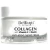 Delfanti-Milano  COLLAGEN with VITAMIN C & ELASTIN  Rejuvenating & Nourishing  Anti-Aging Night Cream  Face and Neck Moisturizer  Made in Italy