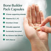 AlgaeCal - Bone Builder Pack for Bone Density Increase, Clinically Supported Plant Based Calcium Supplement & Strontium, Vitamins K2 (100mg), D3 (1600 IU), Magnesium & 16 nutrients for Bone Health