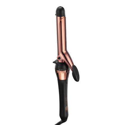 CONAIR INFINITIPRO Rose Gold Titanium 1-Inch Curling Iron, 1-inch barrel produces classic curls - for use on short, medium, and long hair