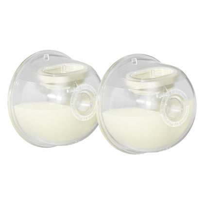 Phanpy Wearable Breast Pump Milk Collector Cup, New Cup Parts, Original Phanpy Breast Pump Replacement Accessories, 24 mm Flange and 20mm Insert Included, 15 oz / 420 ml, 2 Piece (Used - Like New)