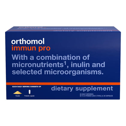 Orthomol Immun Pro, Immune Support Supplement, 30-Day Supply, Vitamins A, B, C, D, E, Zinc, Iodine