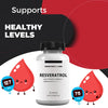 Research Labs High Potency Micronized Resveratrol Supplement 2 Fer 1 Ad - Potent Antioxidants Supplement, Trans Resveratrol for Heart Health, Promotes Anti Aging & Cognitive Support