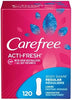 Carefree Panty Liners, Regular Liners, Unwrapped, Unscented, 120ct (Packaging May Vary)