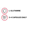 GNC Pro Performance L-Glutamine, 180 Capsules, Supports Muscle Recovery