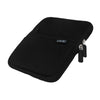 lacdo shockproof external cd dvd hard drive sleeve storage pouch bag for burner player writer blu-ray bluefire/asus/lg/dell/asus/pioneer/hp/versiontech neoprene portable protective carrying case,black