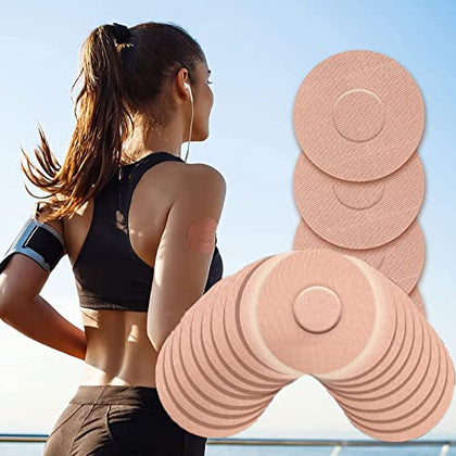 PARA-AID Sensor Covers for Freestyle Libre, 50 PCS Sensor Adhesive Patches Waterproof CGM Sensor Protection for Freestyle Libre, No Glue on Sensor Long Lasting Fixation 14 Days Sensor Patches,50pcs