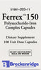 Ferrex 150 Polysaccharide Iron Complex Capsules by Breckenridge - 100 Ea