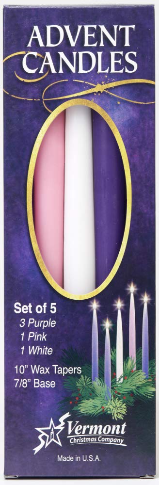 Christmas Advent Candles (Set of 5) - 10