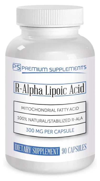 R-Alpha Lipoic Acid 300MG of Pure R-LIPOIC Acid 90 Count. ((((MAX Strength))))