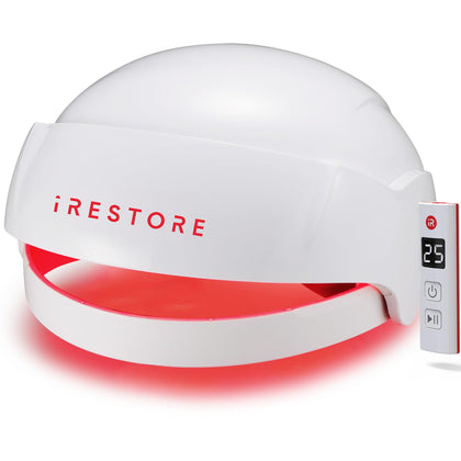 iRestore Essential Laser Hair Growth System - FDA Cleared Hair Loss Treatments for Men & Women & Hair Growth Products for Men with Thinning Hair, Hair Regrowth Treatments Laser Cap, Red Light Therapy