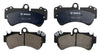 bosch bp1007 quietcast premium semi-metallic disc brake pad set - compatible with select porsche cayenne; volkswagen touareg; front (used - like new)